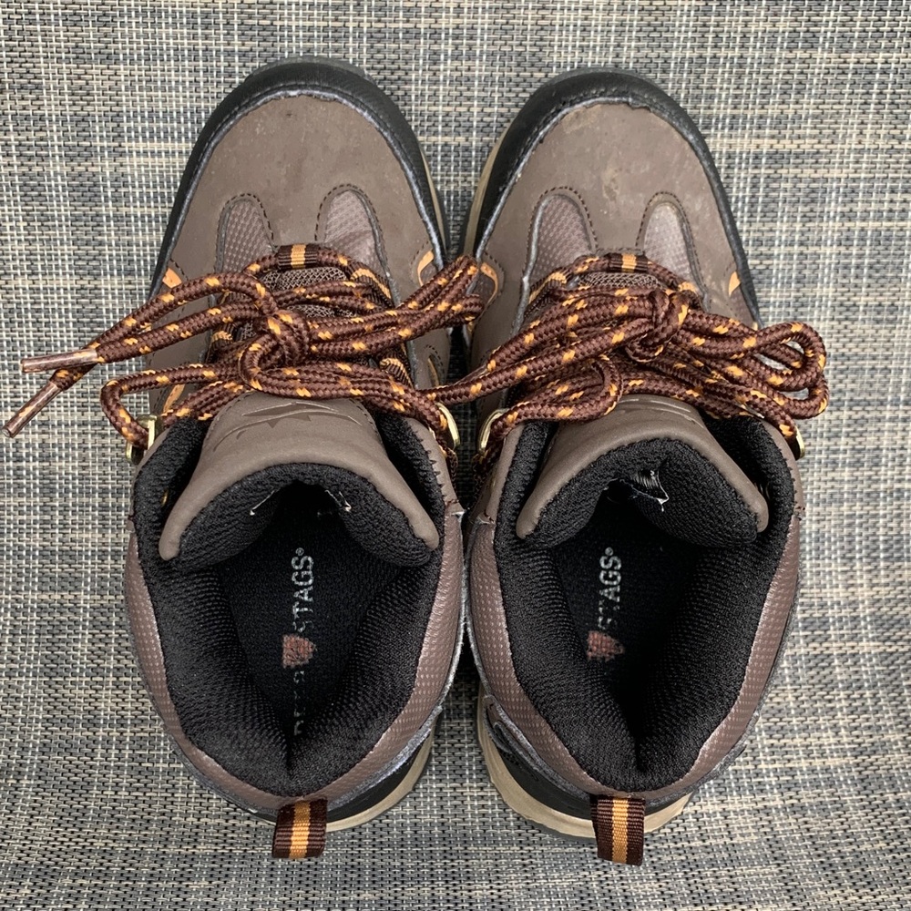 Deer Stags Drew Boot - Brown Hiking Outdoor Shoes Kids size 13.5 - Picture 11 of 12
